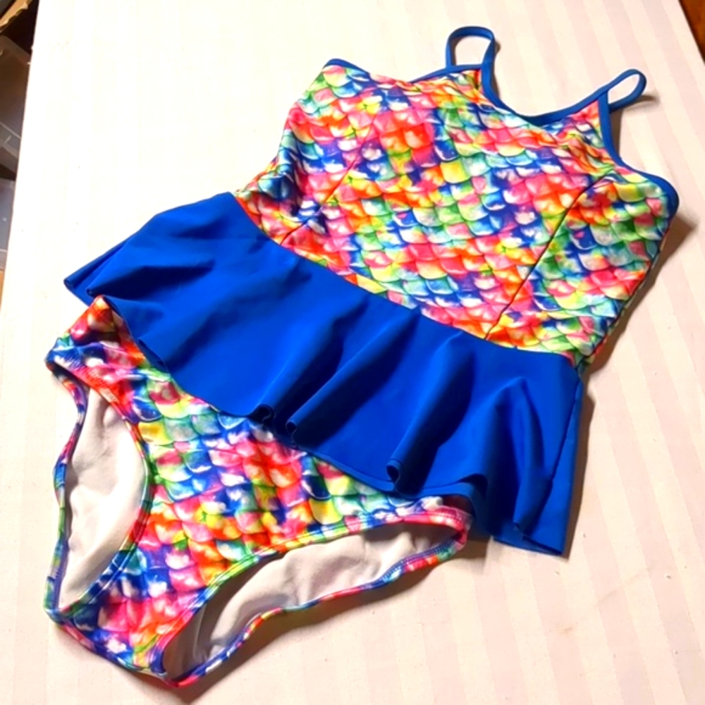 Fin Fun two piece bathing suit kids size xl